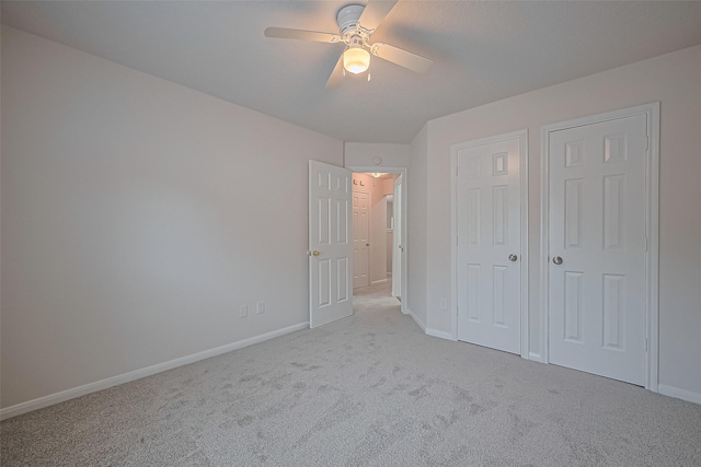 4001 Spring Garden Dr, Pearland, TX 77584 - unfurnished bedroom with light carpet and a ceiling fan