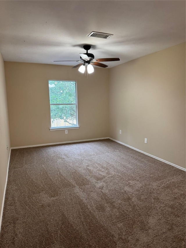 15718 Colonial Bridge Ln, Houston, TX 77073 - spare room with a ceiling fan and carpet floors