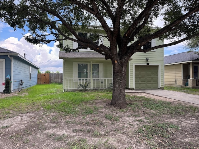 15718 Colonial Bridge Ln, Houston, TX 77073 - view of front facade with concrete driveway and an attached garage