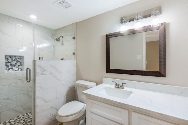 3802 Knollcrest Dr, Montgomery, TX 77356 - bathroom featuring a stall shower and vanity