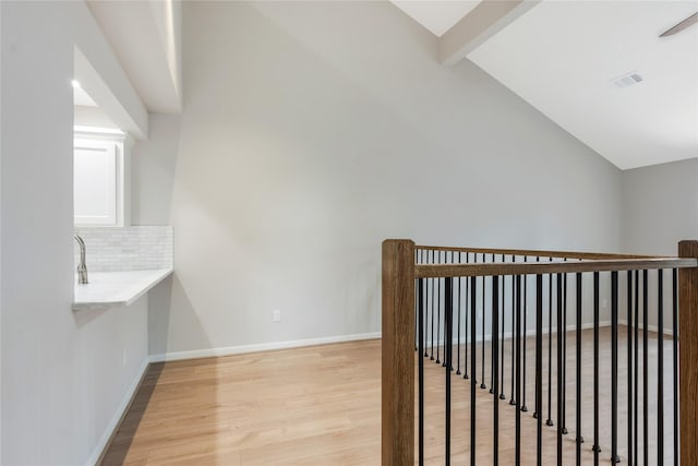 3802 Knollcrest Dr, Montgomery, TX 77356 - hall featuring light wood-type flooring and baseboards