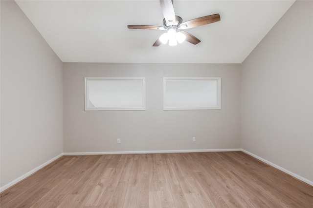 3802 Knollcrest Dr, Montgomery, TX 77356 - empty room with ceiling fan and light wood finished floors