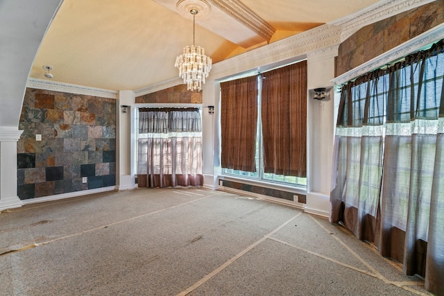 7847 Broadview Dr, Houston, TX 77061 - unfurnished sunroom featuring a chandelier