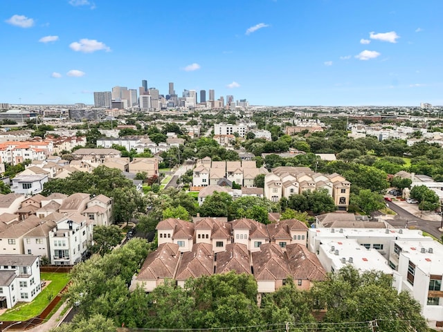 5023 La Branch St, Houston, TX 77004 - drone / aerial view of city skyline