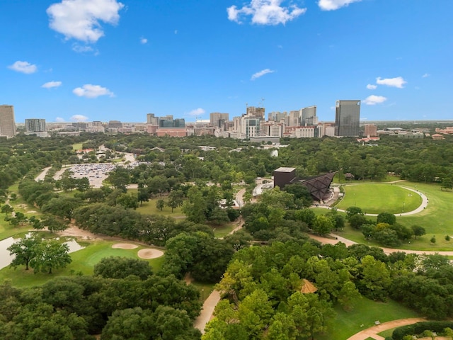 5023 La Branch St, Houston, TX 77004 - drone / aerial view of city skyline