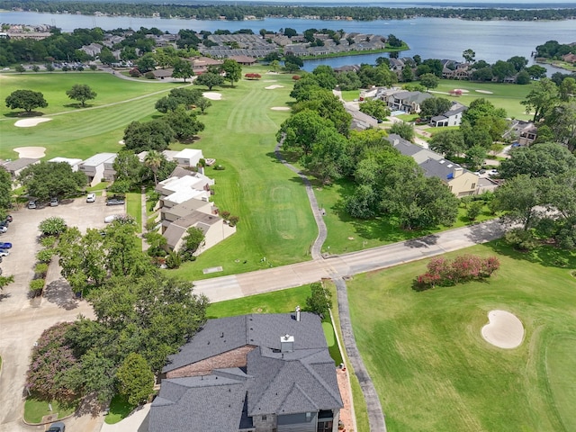 101 Fairway View Ln, Montgomery, TX 77356 - aerial perspective of suburban area with a large body of water and a local golf course