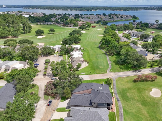 101 Fairway View Ln, Montgomery, TX 77356 - aerial perspective of suburban area with a large body of water and a golf club