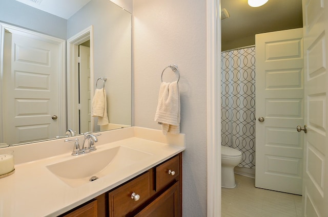 25718 Creek Ledge Dr, Katy, TX 77494 - bathroom with vanity and tile patterned floors