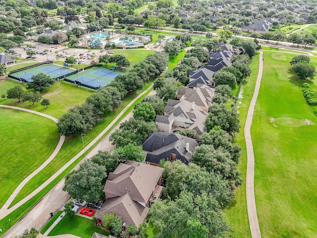 9610 Oakland Lake Way, Missouri City, TX 77459 - aerial view of residential area featuring a local golf course