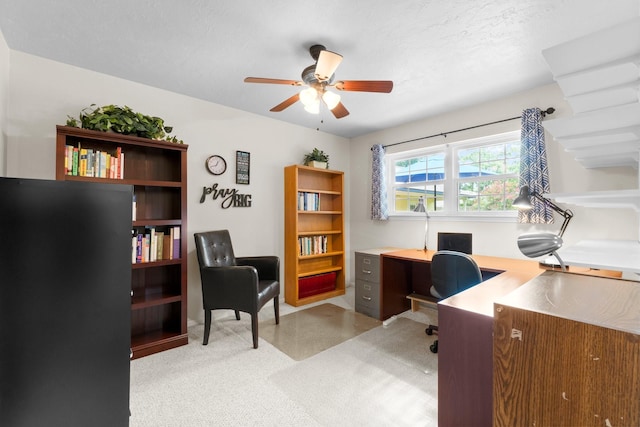 27225 Orth Ln, Conroe, TX 77385 - office space with a ceiling fan