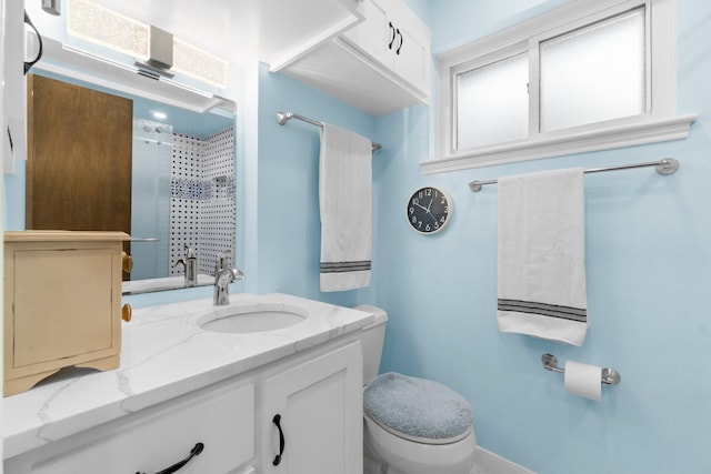 27225 Orth Ln, Conroe, TX 77385 - bathroom with vanity and a shower with curtain