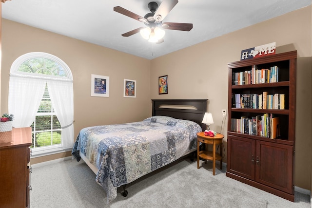 27225 Orth Ln, Conroe, TX 77385 - bedroom featuring carpet flooring and ceiling fan