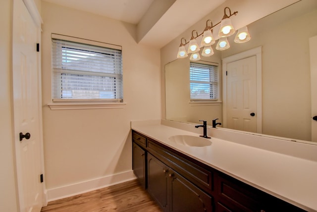 510 Daffodil St, Lake Jackson, TX 77566 - bathroom with vanity and wood finished floors