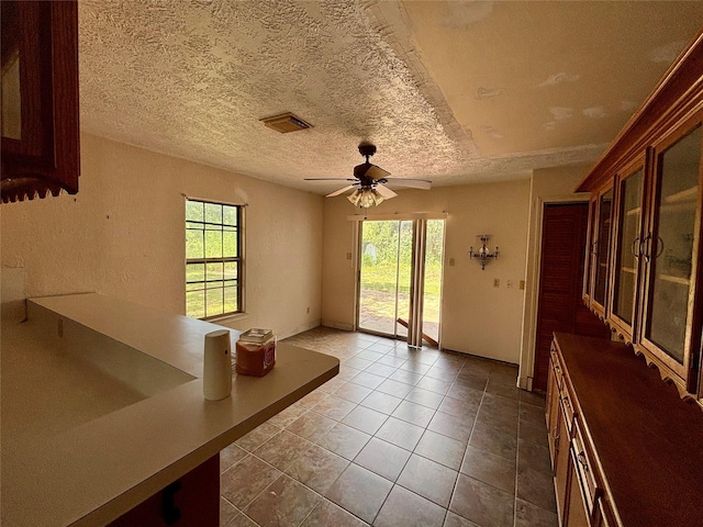 7947 Moore Dr, Pearland, TX 77584 - interior space with plenty of natural light and ceiling fan