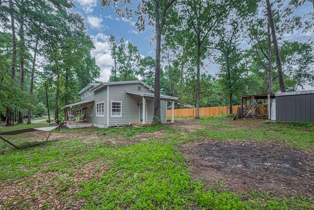 6170 Beech Dr, Montgomery, TX 77316 - rear view of house