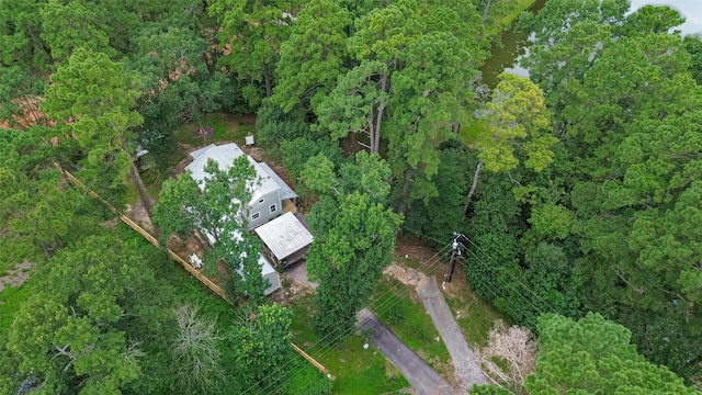 6170 Beech Dr, Montgomery, TX 77316 - aerial overview of property's location featuring a forest