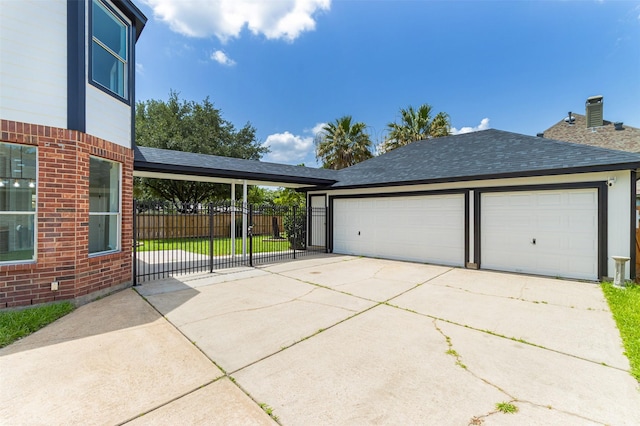 7147 Hot Creek Trce, Humble, TX 77346 - view of garage