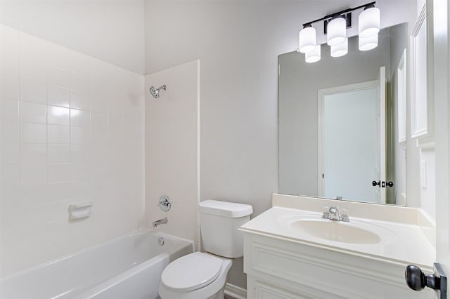 7147 Hot Creek Trce, Humble, TX 77346 - bathroom featuring vanity and shower / washtub combination
