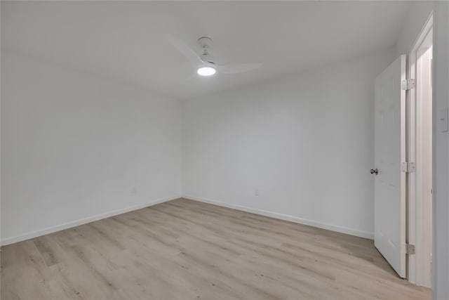 1503 Bamwick Dr, Houston, TX 77090 - unfurnished room with ceiling fan and light wood finished floors