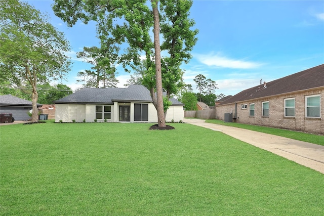 1503 Bamwick Dr, Houston, TX 77090 - view of yard featuring driveway