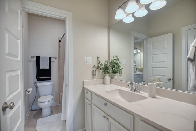 5506 Bellingen River Ln, Sugar Land, TX 77479 - full bath featuring vanity, tile patterned flooring, and shower / tub combo