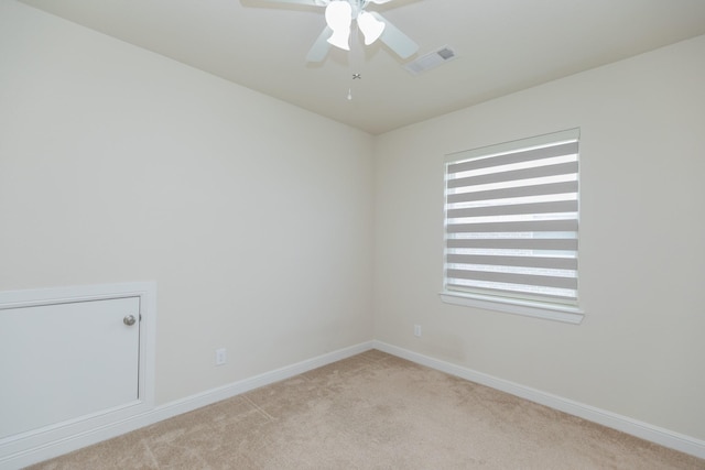 5506 Bellingen River Ln, Sugar Land, TX 77479 - carpeted spare room featuring ceiling fan and baseboards