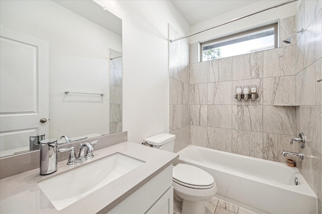 32311 Noble Creek Dr, Conroe, TX 77385 - bathroom with vanity and shower / tub combination