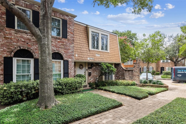 6429 Burgoyne Rd Unit 15, Houston, TX 77057 - view of front of house with brick siding