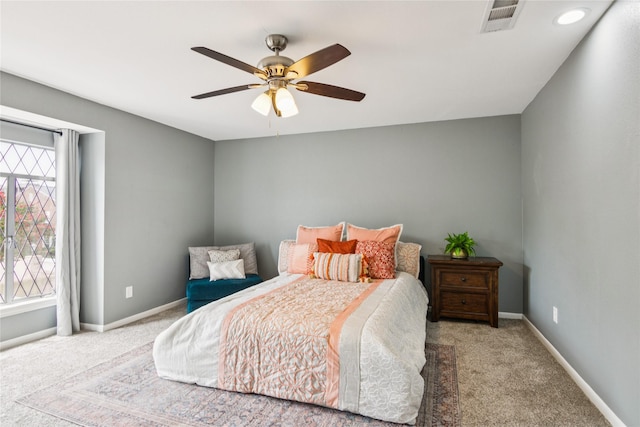 6429 Burgoyne Rd Unit 15, Houston, TX 77057 - bedroom featuring carpet floors and ceiling fan