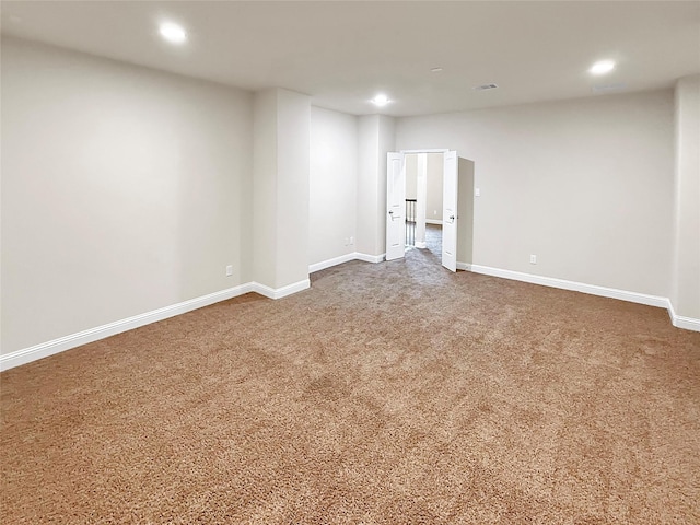 18614 Rimini Ridge Ct, Cypress, TX 77429 - carpeted spare room featuring recessed lighting