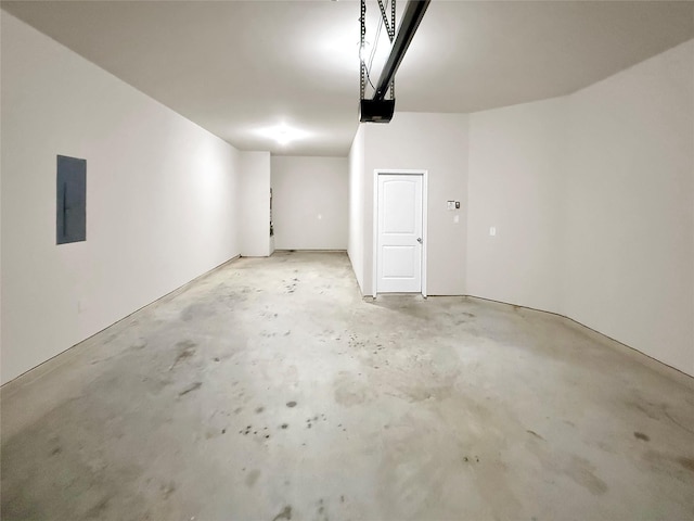 18614 Rimini Ridge Ct, Cypress, TX 77429 - garage featuring electric panel and a garage door opener