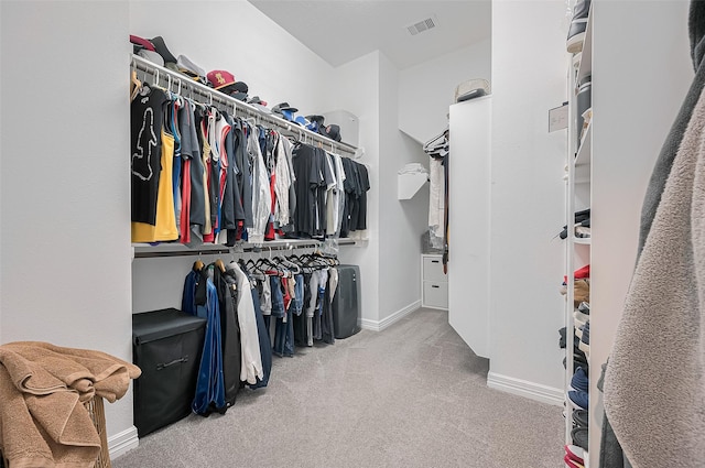 4107 Rainflower Ct, Fulshear, TX 77441 - walk in closet featuring carpet