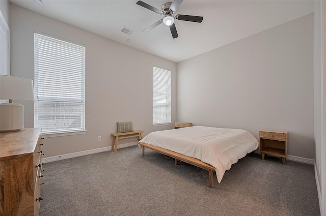 4107 Rainflower Ct, Fulshear, TX 77441 - carpeted bedroom featuring baseboards and ceiling fan