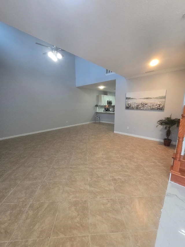 176 Capetown, Conroe, TX 77356 - unfurnished living room with baseboards