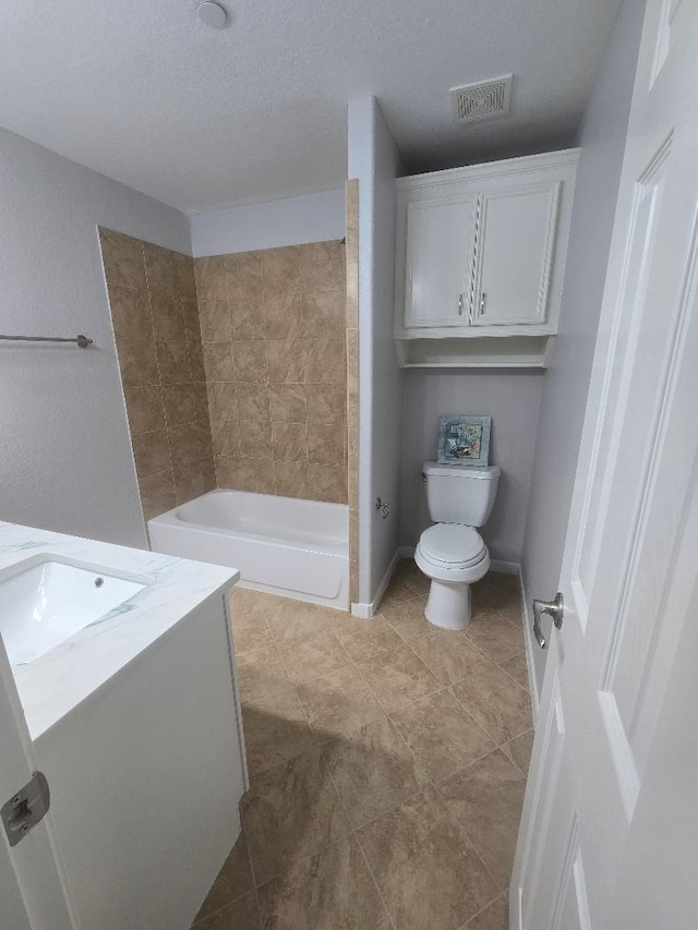 176 Capetown, Conroe, TX 77356 - full bath with vanity, shower / bathtub combination, and tile patterned floors