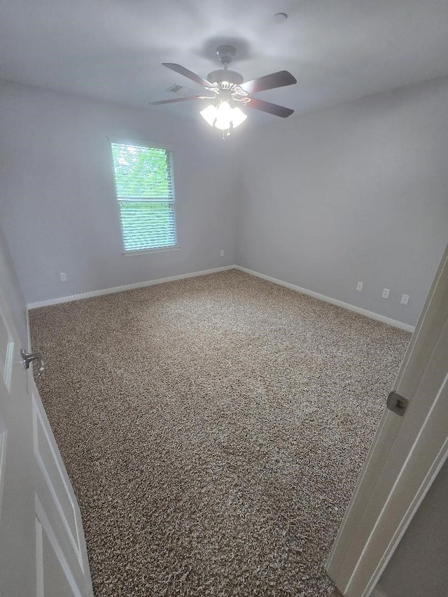 176 Capetown, Conroe, TX 77356 - carpeted empty room featuring ceiling fan and baseboards