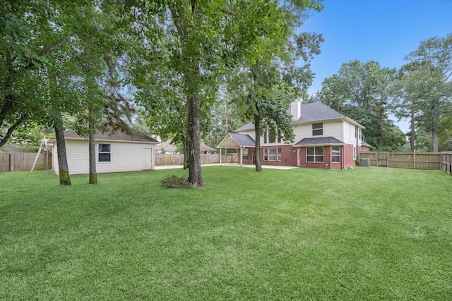 5918 Mahogany Way, Magnolia, TX 77354 - view of fenced backyard