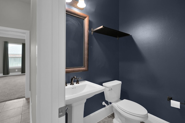 18618 Bridle Grove Ct, Tomball, TX 77377 - bathroom featuring toilet and tile patterned floors