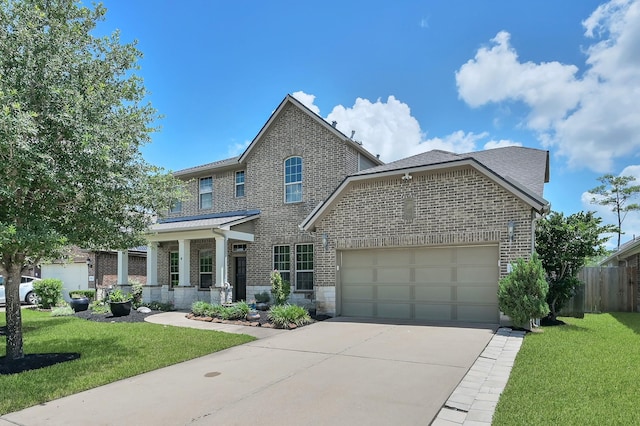 18618 Bridle Grove Ct, Tomball, TX 77377 - view of front of property with brick siding, an attached garage, and driveway