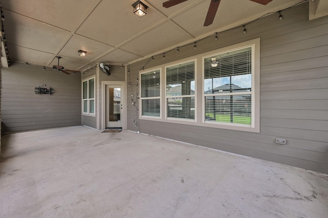 18618 Bridle Grove Ct, Tomball, TX 77377 - view of patio featuring ceiling fan