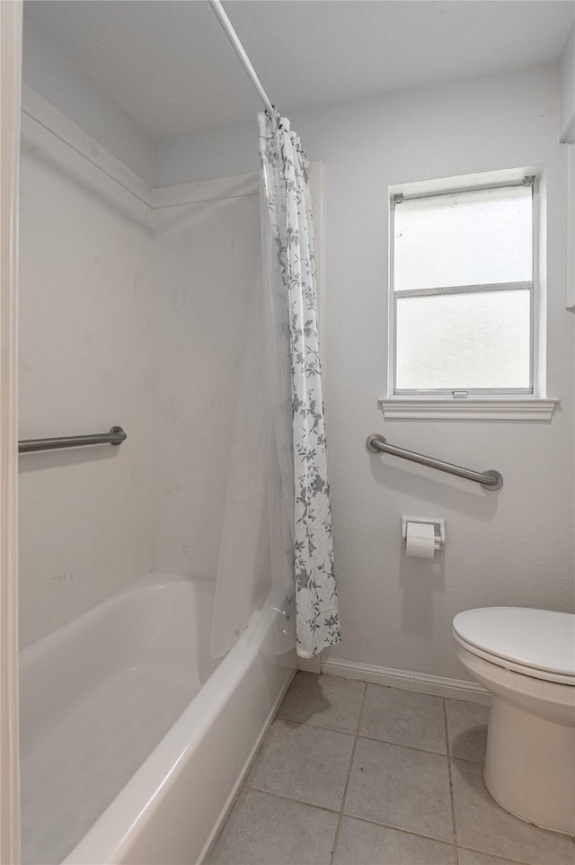 3799 Summer Ln, Huntsville, TX 77340 - bathroom with tile patterned floors and shower / tub combo