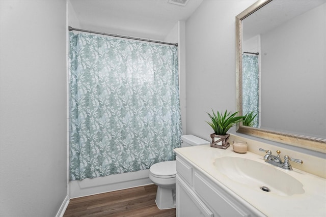 14306 Cypress Meadow Dr, Cypress, TX 77429 - full bath featuring vanity and wood finished floors