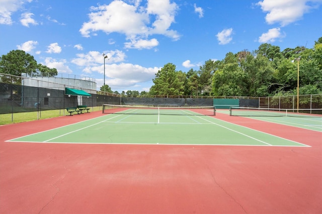 14306 Cypress Meadow Dr, Cypress, TX 77429 - view of tennis court with community basketball court