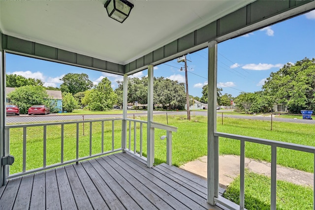 2131 6th Ave N, Texas City, TX 77590 - wooden terrace featuring a yard