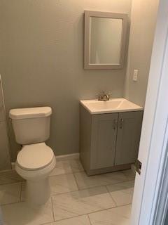 327 Delaware St Unit A, Houston, TX 77029 - bathroom with vanity and tile patterned floors