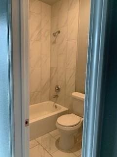 327 Delaware St Unit A, Houston, TX 77029 - bathroom with tile patterned floors and bathtub / shower combination