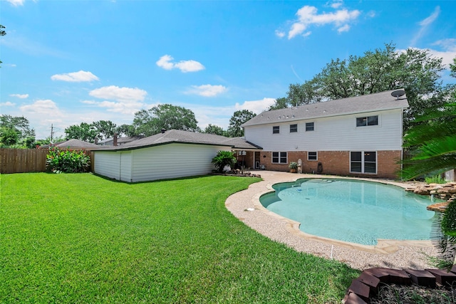 8114 Coolshire Ln, Houston, TX 77070 - view of swimming pool with a patio