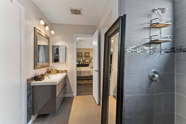 1710 Blue Heather Ln, Fresno, TX 77545 - full bath with ensuite bath, vanity, and tiled shower