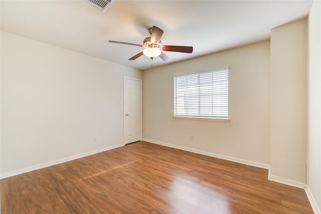 21306 Branford Hills Ln, Katy, TX 77450 - unfurnished room with wood finished floors and ceiling fan