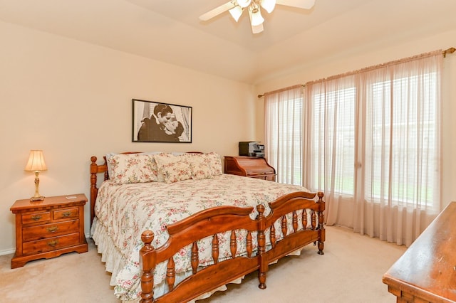28123 Canyon Wren Dr, Katy, TX 77494 - carpeted bedroom featuring multiple windows and ceiling fan
